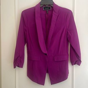 Le Chateau Purple stretchy blazer. Size XS, but fits more like a S.
